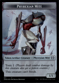 Phyrexian Mite/Drone Token In Foil! MTG Magic The Gathering - Image 1