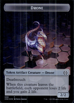 Phyrexian Mite/Drone Token In Foil! MTG Magic The Gathering - Image 2