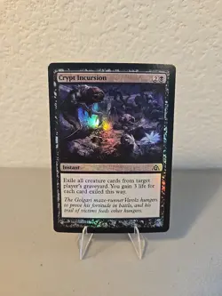 MTG Crypt Incursion Foil MP Dragon's Maze - Image 1
