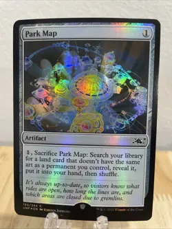MTG Park Map FOIL #190/244 Unfinity UNF Common NM/M - Image 1
