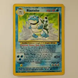 1999 Pokemon Base Set 2 Unlimited Blastoise 2/102 Holo - Image 1