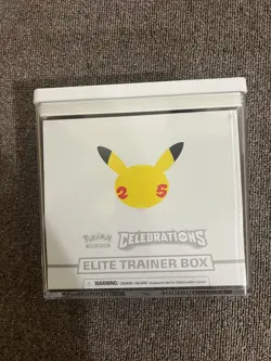 Pokemon TCG Celebrations ETB 25th Anniversary Elite Trainer Box New Sealed 820650809439 - Image 1