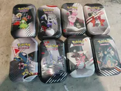 Pokemon Unova Mini Tin Lot 8 Tins - Image 1