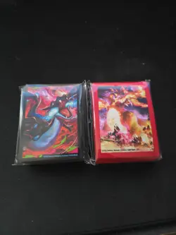 Pokemon Charizard ETB Sleeves 65 Count Lot Of 2 - 130 Sleeves Total - Image 1