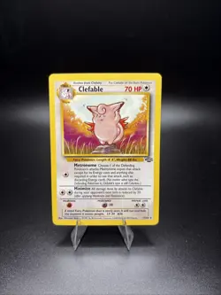 Clefable 17/64 Jungle Unlimited Non Holo Rare 1999 WOTC Pokemon TCG NM - Image 1