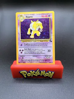 Pokemon TCG Hypno 8/62 Fossil Unlimited Holo Vintage Rare WOTC 1999 MP - Image 1