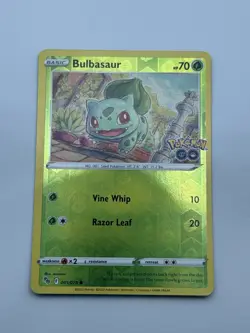 Bulbasaur 001/078 Pokemon GO Reverse Holo - Image 1
