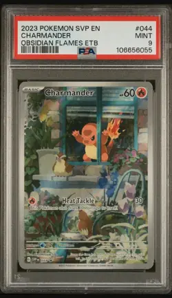 Pokemon 2023 Charmander SVP44 Obsidian Flames ETB English Mint PSA 9 - Image 3