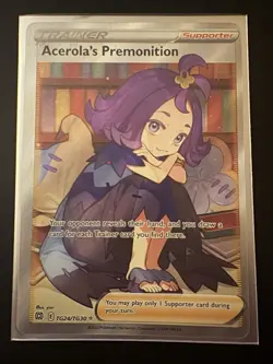 Pokemon Acerola's Premonition TG24/TG30 Brilliant Stars Trainer Gallery NM - Image 2