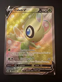 Pokemon Celebi V 160/198 Chilling Reign Full Art Ultra Rare Holo NM - Image 3