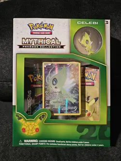 Pokemon TCG 20th Anniversary Celebi Mythical Pokemon Collection - Image 1
