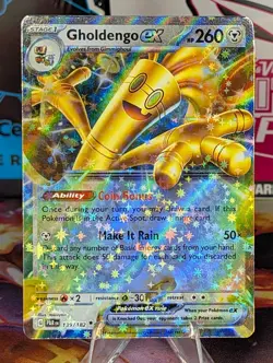 Pokemon TCG: Gholdengo EX 139/182 - Paradox Rift Double Rare NM - Image 1