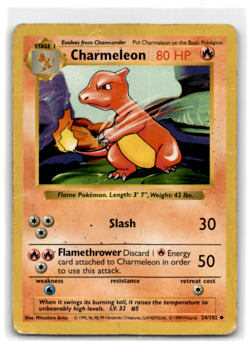 Pokemon - Charmeleon - Base Set Shadowless 24/102 - Uncommon - Image 1