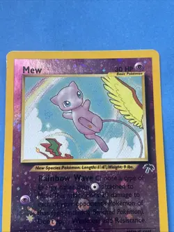 Pokemon TCG- Mew 01/18 Southern Islands Reverse Holo LP /MP 🏝 - Image 2