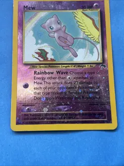 Pokemon TCG- Mew 01/18 Southern Islands Reverse Holo LP /MP 🏝 - Image 3