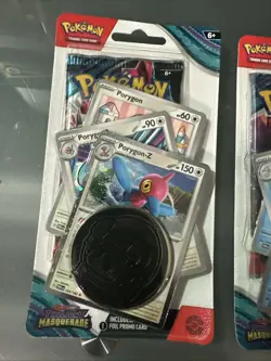 Pokemon TCG: Twilight Masquerade Checklane Blister Set, Kingdra & Porygon-Z - Image 2