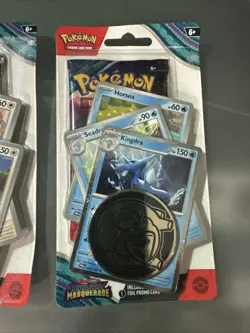 Pokemon TCG: Twilight Masquerade Checklane Blister Set, Kingdra & Porygon-Z - Image 3