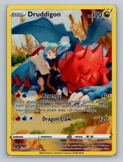 Pokemon SWSH12: Silver Tempest Trainer Gallery #TG09/TG30 Druddigon - Image 1