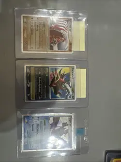 Pokemon TCG Kyogre EX Groudon Ex Darkrai LV.X Holo Set Lot of 3 - Image 1