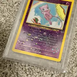2001 POKEMON SOUTHERN ISLANDS PROMO 1/18 MEW REVERSE HOLO - PSA 8 🌀 SWIRL - Image 3