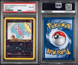 2001 POKEMON SOUTHERN ISLANDS PROMO 1/18 MEW REVERSE HOLO - PSA 8 🌀 SWIRL - Image 5