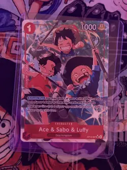 Ace & Sabo & Luffy (Alt Art) OP13-007 English Carrying On His Will One Piece - Image 1