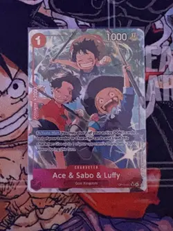 Ace & Sabo & Luffy (Alt Art) OP13-007 English Carrying On His Will One Piece - Image 2