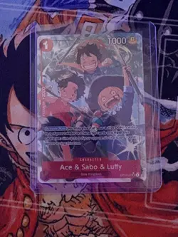 Ace & Sabo & Luffy (Alt Art) OP13-007 English Carrying On His Will One Piece - Image 4