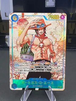 One Piece Portgas D. Ace OP13-119 SEC (ALT ART) Carrying on His Will Japanese - Image 1