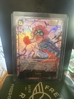 Koby OP11-119 Secret Rare Alternate One Piece CCG - Image 1