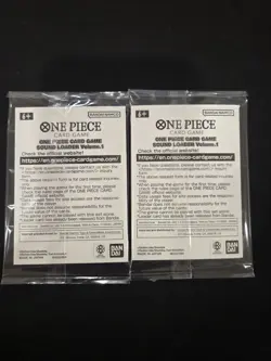 2x Monkey D Luffy OP05-060 Leader Sound Loader Promo One Piece English SEALED - Image 2