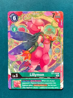 Lillymon EX1-039 Illustration Competition Pack Digimon Card Game - Image 1