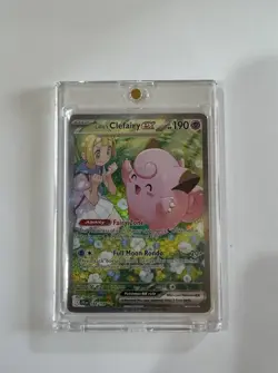 Pokemon TCG Lillie's Clefairy EX Journey Together Sir Card 184/159 NM Condition - Image 1