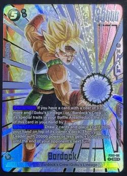 Bardock FB08-112 Alternate Art Saiyan's Pride Dragon Ball English Card Fusion Wo - Image 1