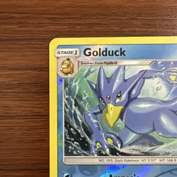 Golduck 27/181 Uncommon Reverse Holo Card Team Up Pokemon TCG NM - Image 2