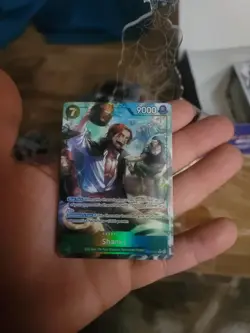Shanks OP14-027 Azure Sea's Seven Rare Alternate Art One Piece Card - Image 2