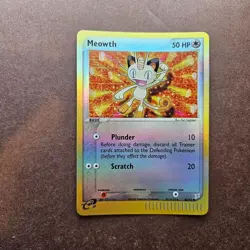 Meowth 42/95 Pokemon EX Team Magma vs Team Aqua Reverse Holo Card - LP - Image 1