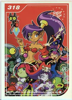 Shantae Risky's Revenge Fan Limited Run Games Silver Trading Card #318 No Crease - Image 1