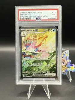 Pokemon TCG Milotic EX Card 237/191 Surging Sparks PSA 9 - Image 1