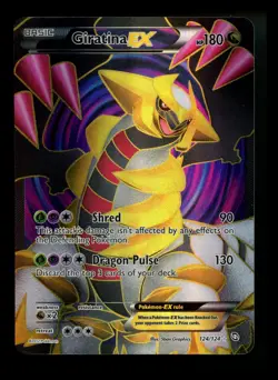 Giratina EX 124/124 Dragons Exalted 2012 Full Art Holo Rare Pokemon Card TCG - Image 1
