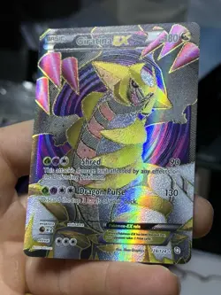 Giratina EX 124/124 Dragons Exalted 2012 Full Art Holo Rare Pokemon Card TCG - Image 5