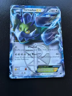 Pokemon TCG Tornadus-EX Plasma Freeze Holo Card 98/116 EX Rare - Image 1