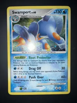 Pokemon TCG Swampert Supreme Victors 12/147 Holo Rare Card - Image 2