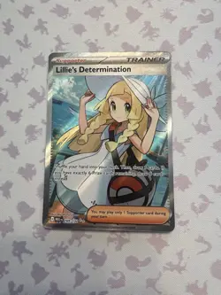 Pokemon TCG Mega Evolution Lillie's Determination Full Art Trainer Card 169/132 - Image 1