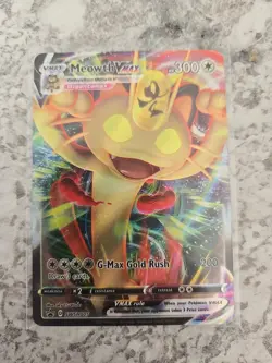 Meowth VMAX SWSH005 SWSH: Sword & Shield Promo Cards Holo - Image 1