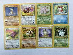Vintage Pokemon Jungle Near Complete Common/Uncommon Lot 31/32 Cards. WOTC - Image 3