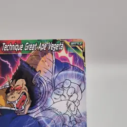 Saiyan Technique Great Ape Vegeta P-169 Promo Promotion Cards V.1 DBS NM - Image 3