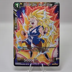 SS3 Son Goku the Last Straw SD10-02 ST Dragon Ball Super Card NM - Image 1