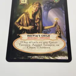 Hyborian Gates CCG TCG Hestias Child Promo Card By Cardz Boris Vallejo 1995 Rare - Image 2