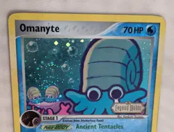 Pokemon Card - Omanyte Legend Maker 60/92 Reverse Holo Stamped Lightly Played - Image 3
